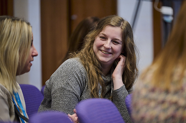 Young person at BAUN conference